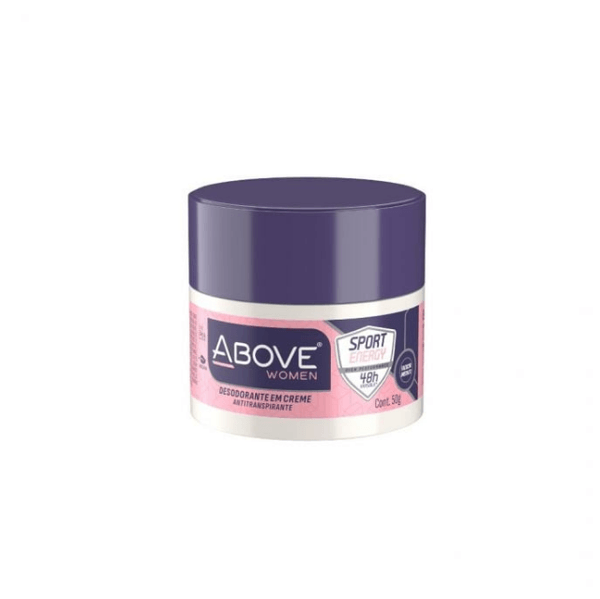 Desodorante Creme Above Sport Energy Women Pote 50G